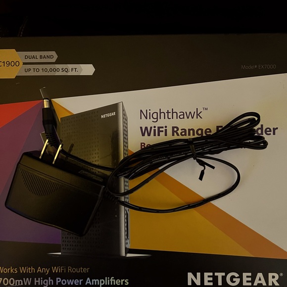 Netgear Nighthawk EX7000 AC1900 WiFi Mesh Wireless Range Extender Signal Booster - Picture 7 of 7
